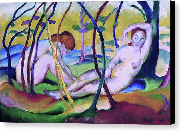 Nudes under Trees - Canvas Print