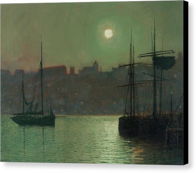 Old Scarborough - Canvas Print