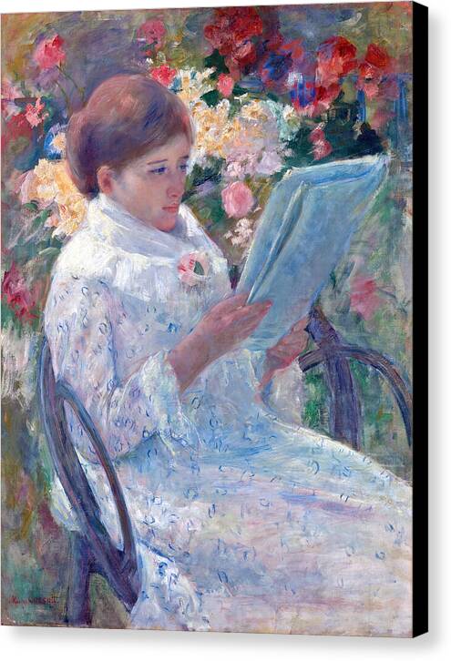 On a Balcony - Canvas Print