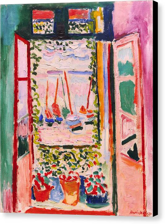 Open Window, Collioure - Canvas Print