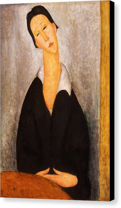 Portrait Of A Polish Woman - Canvas Print