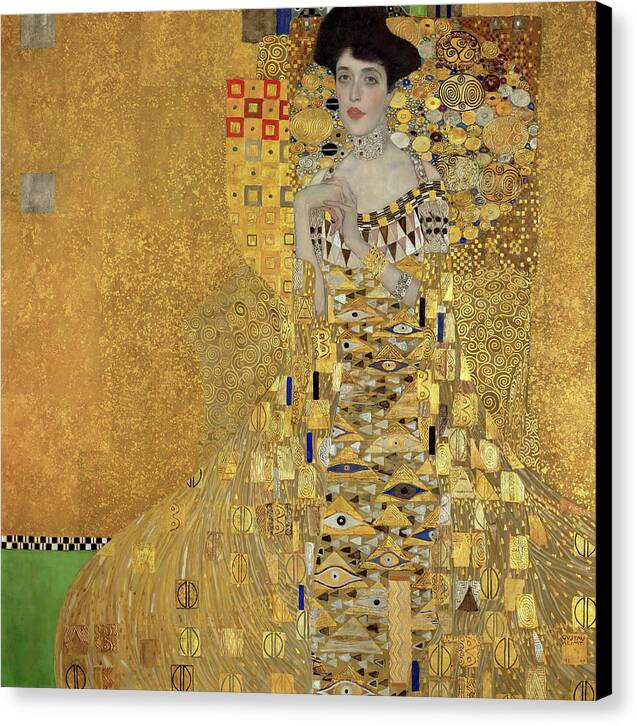 Portrait of Adele Bloch-Bauer I - Canvas Print