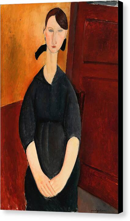 Portrait of Paulette Jourdain - Canvas Print