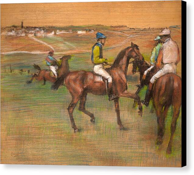 Race Horses - Canvas Print
