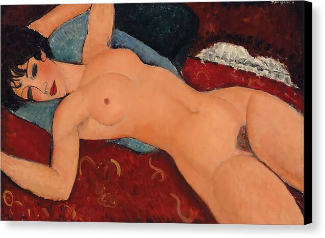Red Nude - Canvas Print