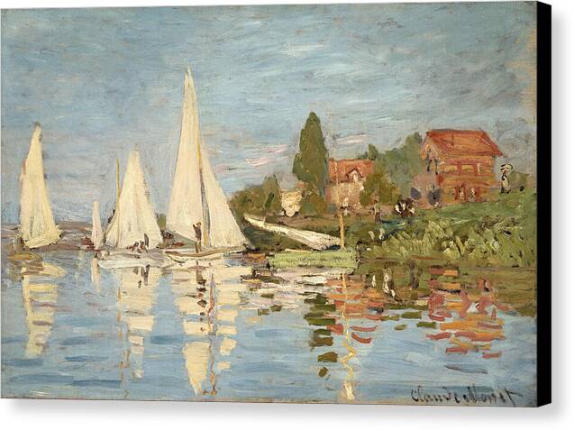 Regatta at Argenteuil - Canvas Print