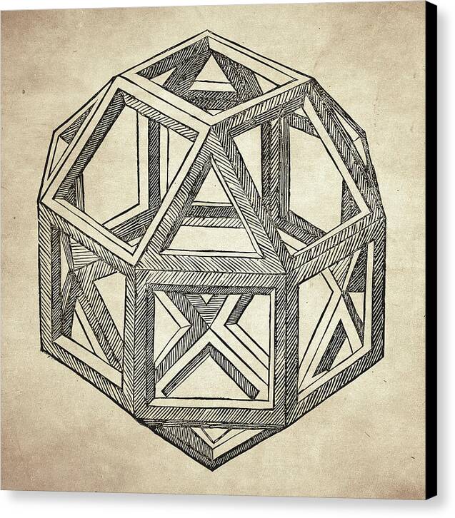 Rhombicuboctahedron - Canvas Print