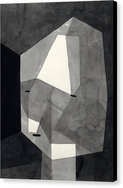Rough-Cut Head - Canvas Print