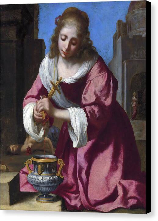 Saint Praxedis - Canvas Print