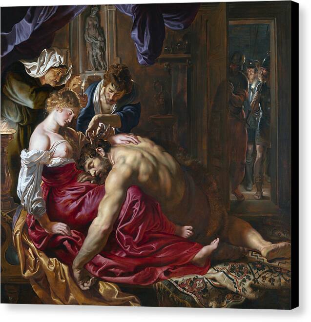 Samson and Delilah - Canvas Print