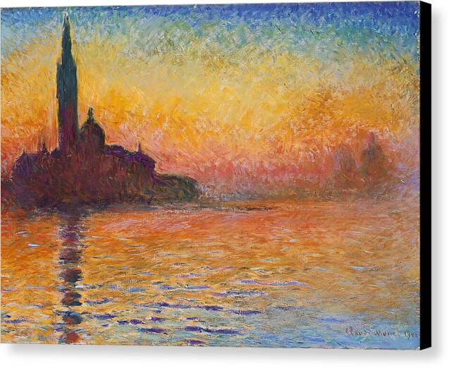 San Giorgio Maggiore at Dusk - Canvas Print
