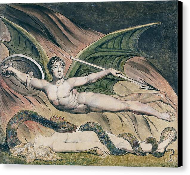 Satan Exulting over Eve - Canvas Print