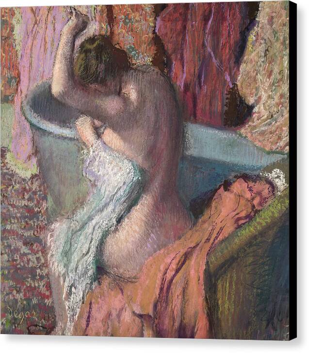 Seated Bather - Canvas Print