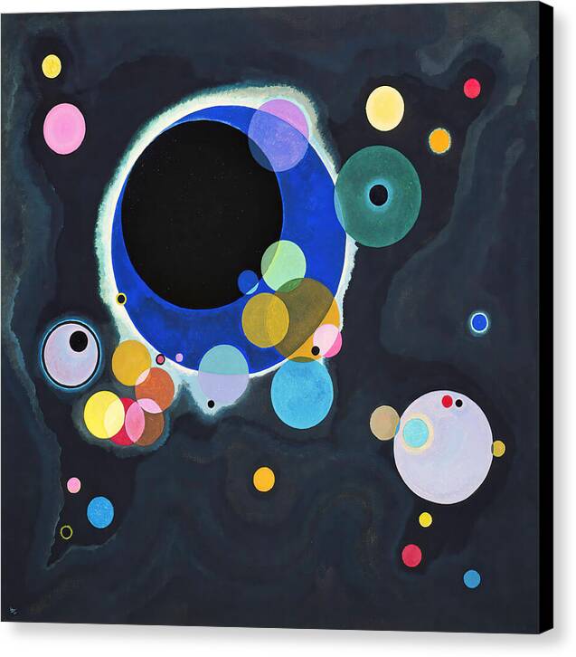Several Circles - Canvas Print