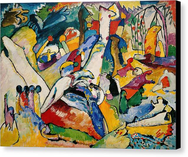 Sketch for Composition II - Canvas Print