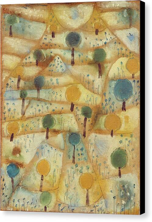 Small Rhythmic Landscape - Canvas Print
