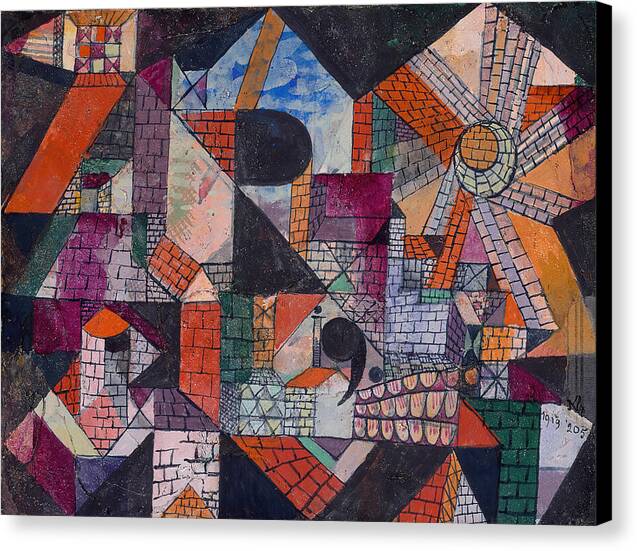 Stadt R - Canvas Print