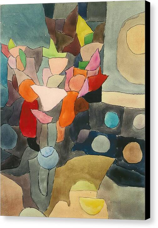 Still Life with Gladioli - Canvas Print