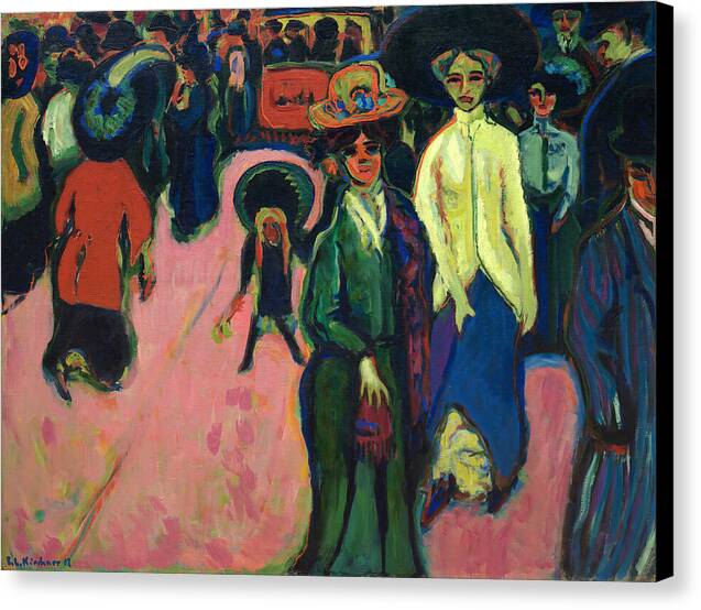 Street, Dresden - Canvas Print