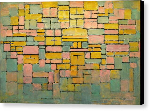 Tableau no. 2 Composition no. V - Canvas Print