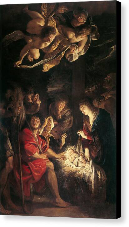 The Adoration of the Shepherds - Canvas Print