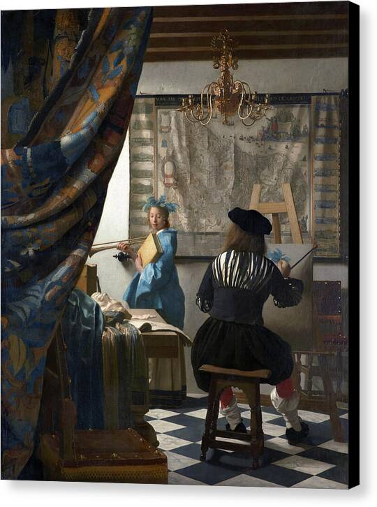 The Art of Painting - Canvas Print