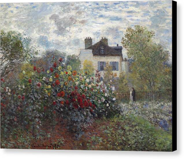 The Artist's Garden in Argenteuil - Canvas Print