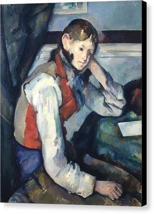 The Boy in the Red Vest - Canvas Print