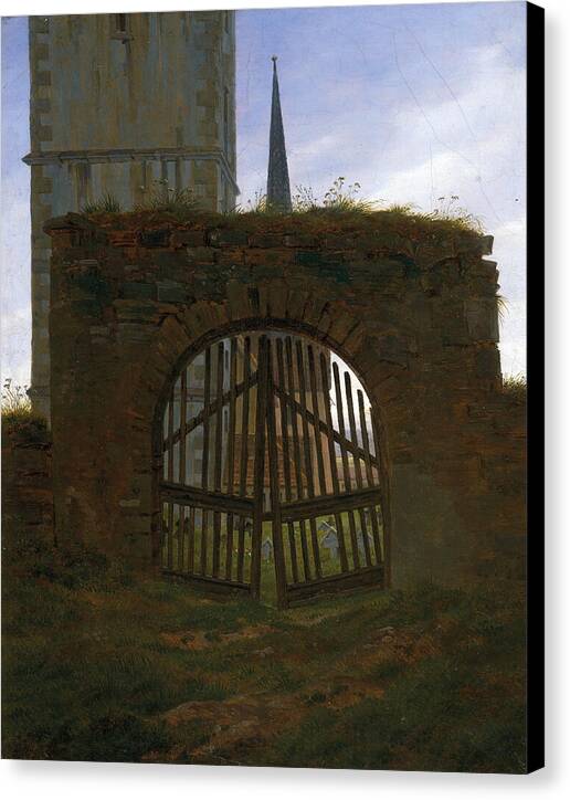 The Cemetery Gate - Canvas Print