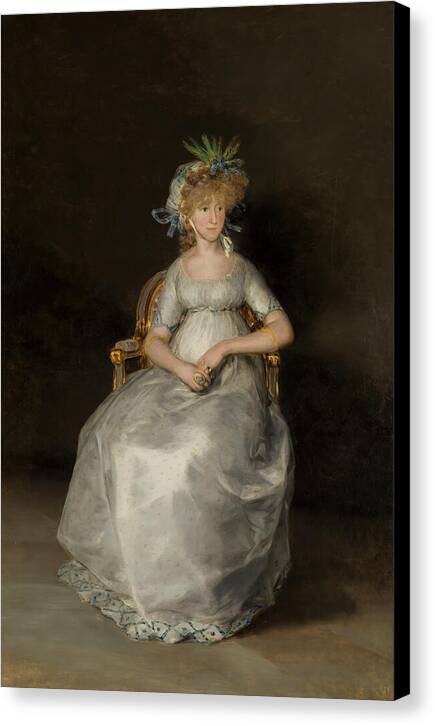 The Countess of Chinchon - Canvas Print