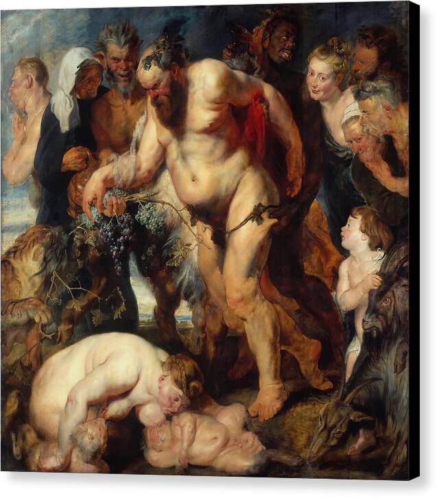 The Drunken Silenus - Canvas Print