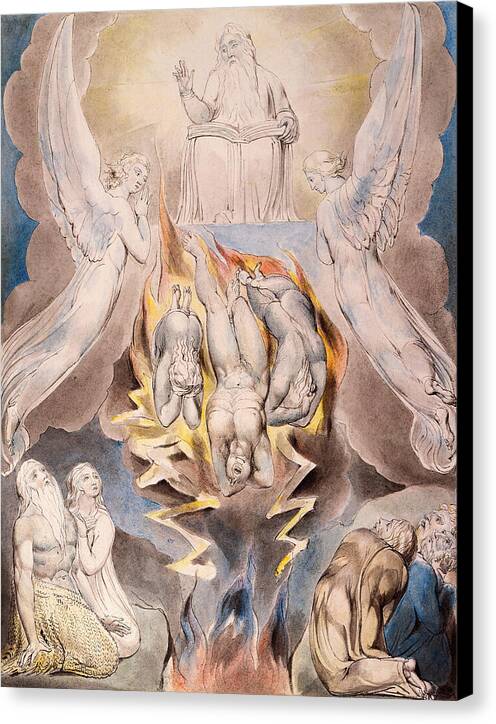The Fall of Satan - Canvas Print