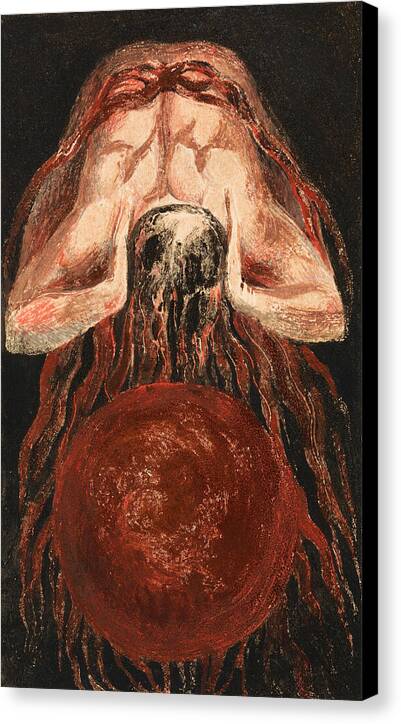 The First Book of Urizen, Plate 16 - Canvas Print
