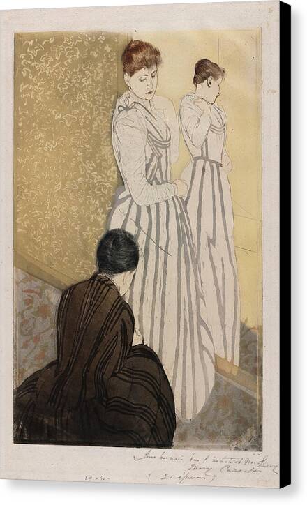 The Fitting - Canvas Print