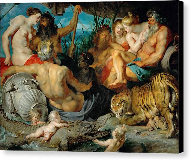 The Four Continents - Canvas Print