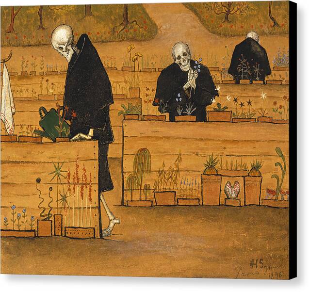 The Garden of Death - Canvas Print