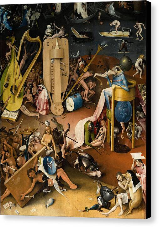 The Garden of Earthly Delights - Canvas Print