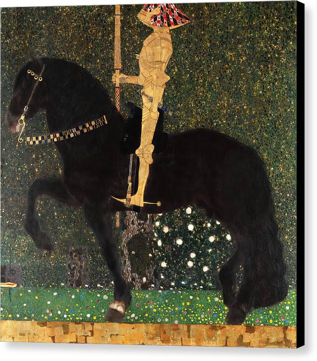 The Golden Knight - Canvas Print