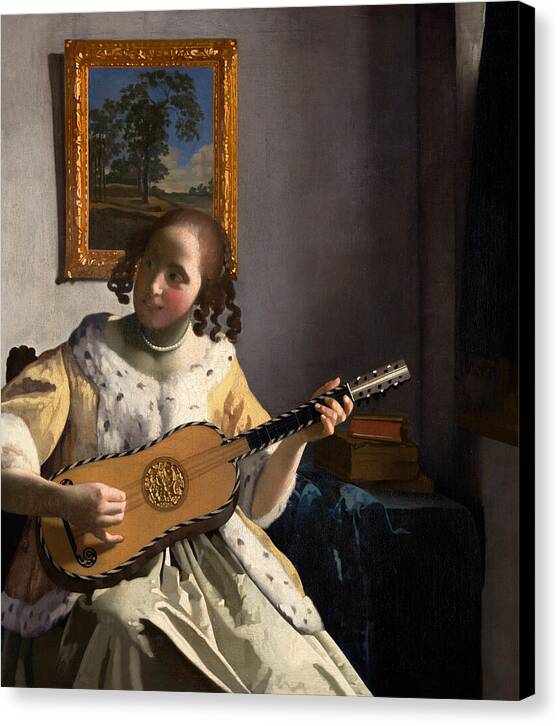 The Guitar Player - Canvas Print