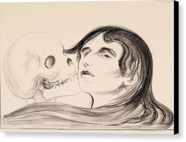 The Kiss of Death - Canvas Print