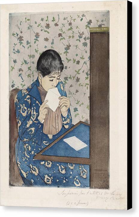 The Letter - Canvas Print