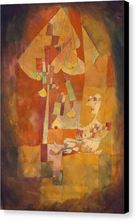 The Man Under the Pear Tree - Canvas Print