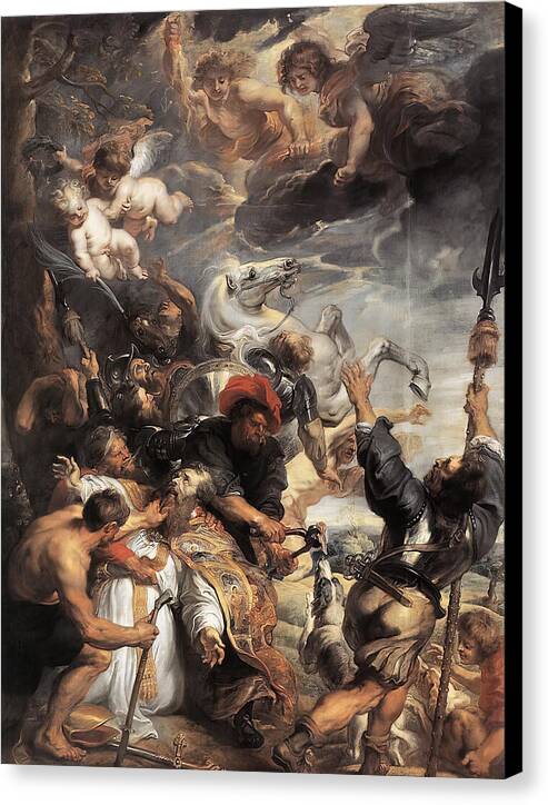 The Martyrdom of Saint Livinus - Canvas Print