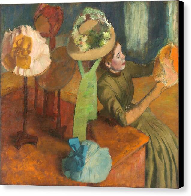 The Millinery Shop - Canvas Print