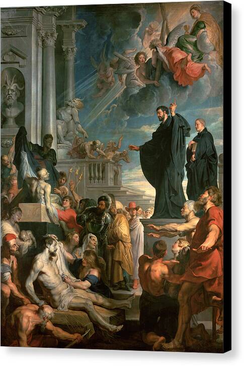 The Miracles of St. Francis Xavier - Canvas Print