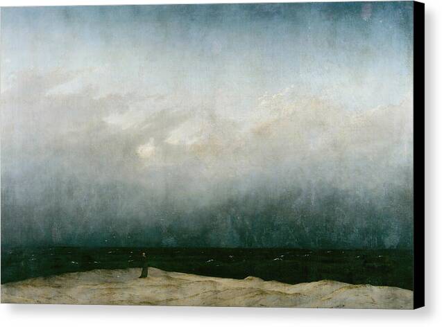 The Monk by the Sea - Canvas Print