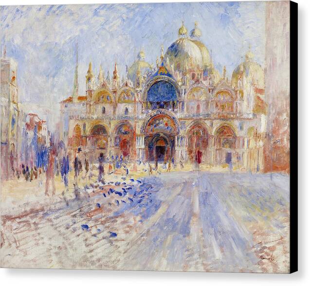 The Piazza San Marco, Venice - Canvas Print