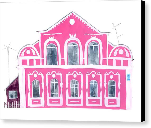 The Pink Palace - Canvas Print