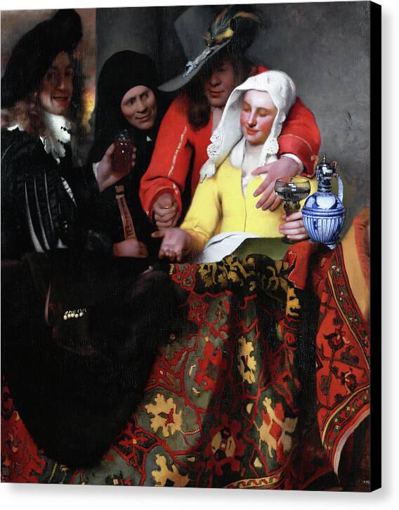 The Procuress - Canvas Print