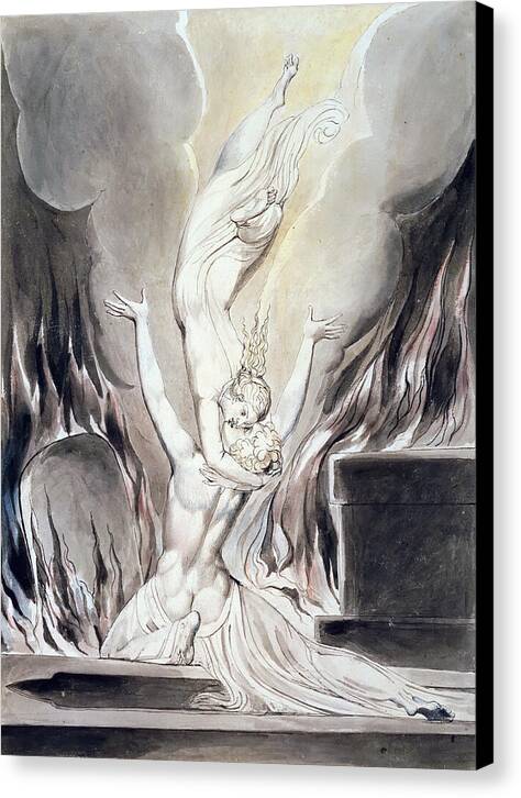 The Reunion of the Soul and the Body - Canvas Print